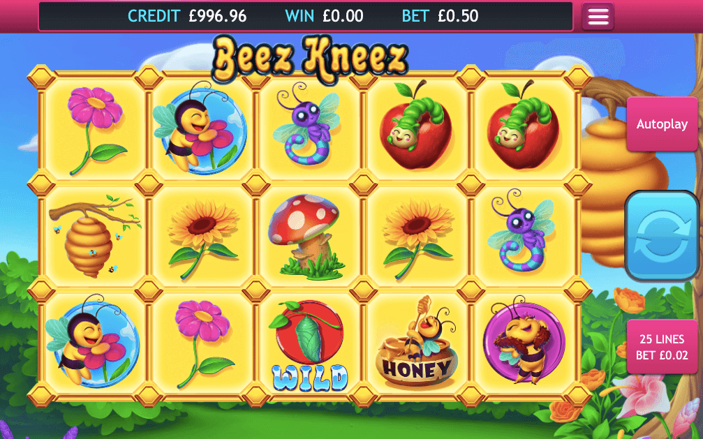 BEEZ KNEEZ ONLINE SLOT REELS